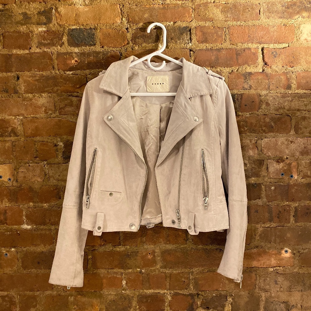 Blank NYC Suede Moto Jacket